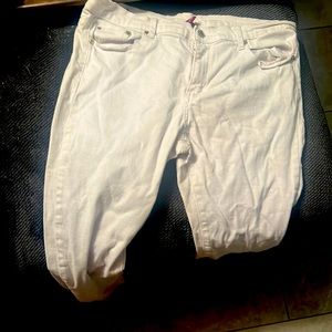 White jeans